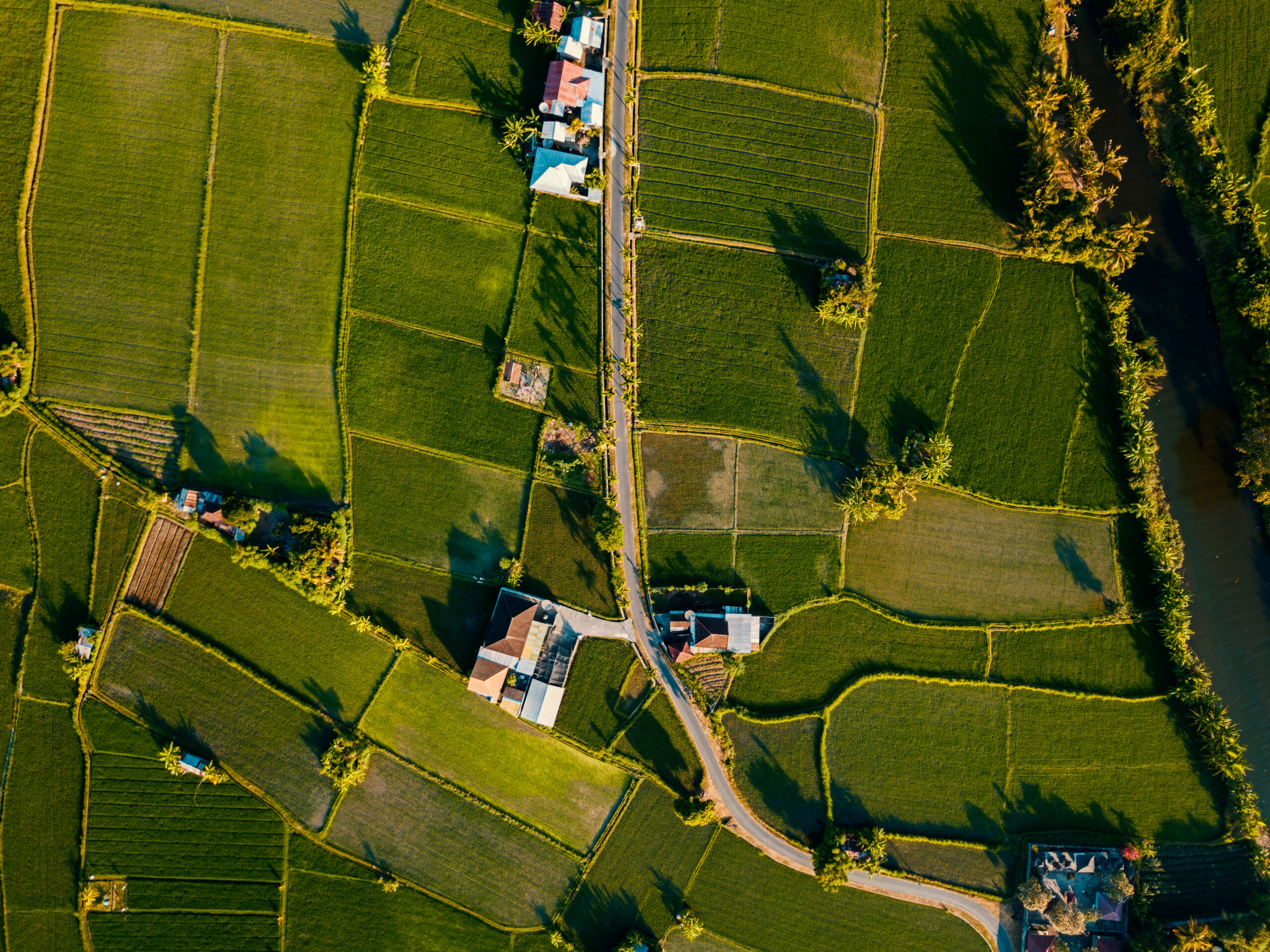 Bali bridge aerial background